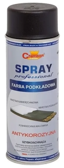 Грунт-спрей анти-коррозионный Champion Universal - черный - 400ml (RAL 9011)