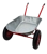 Тачка строительная (садовая) на двух колесах , оцинкованный кузов, 150kg 78L 