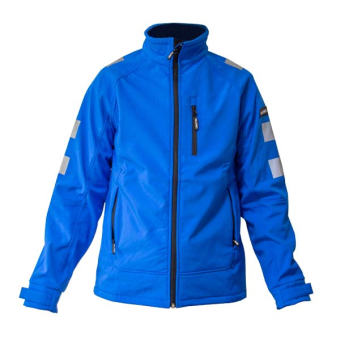 Куртка рабочая, с защитным слоем, 94% полиэстер / 6% спандекс (софтшелл),синяя, M Profmet