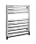 Полотенцесушитель f-9 500*600 мм Хромированный