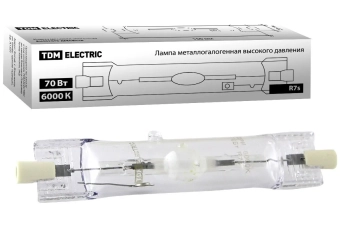 Металлогалогенная лампа TDM ELECTRIC ДРИ 70W 6000 К Rх7s SQ0325-0012