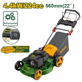 Бензиновая газонокосилка 4,4kW 224CC Jadever