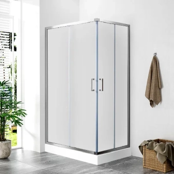 Душевая кабина BE1046 Chrom Mat 120x80cm H195 shower cab Китай