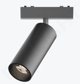 Трековый светильник 18W 48V 4000K 24° черный на магнитную шину Ultra Slim PL-18MTF-BK