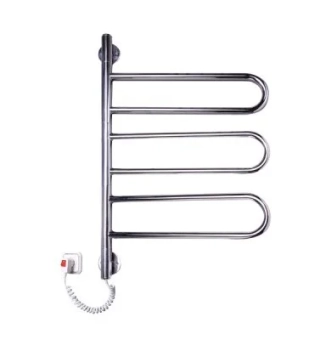 Полотенцесушитель электрический, Weathervane-3, 755 × 460 × 75 mm, нержавеющая сталь, хром, ELNA