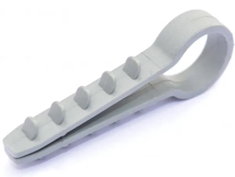 Дюбель зажим для круглых кабелей - Ø14mm, тип "Ёлочка", Wave, (100шт)