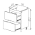 Шкаф напольный Trend белый матовый под умывальник Como/Moduo 600 Шкаф напольный Trend белый матовый под умывальник Como/Moduo 600