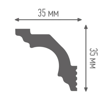 Потолочный плинтус I35/35SC