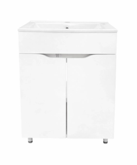 Шкаф под умывальник Morning 9 Bergamo + умывальник 60 flow, 2 двери