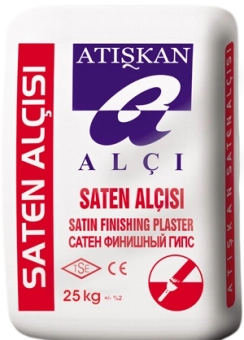 Satin Plaster / Сатен финишный гипс (0-2mm) ATISKAN 25kg