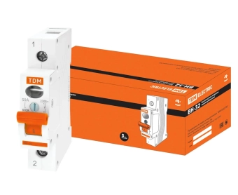 Выключатель нагрузки (мини-рубильник) ВН-32 1P 50A TDM