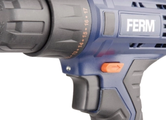 Шуруповерт на аккумуляторе 18V (LI-ION) 1,5Ah, 2 шт, CDM1120, Ferm