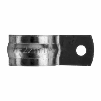 Скоба электротехническая 24-25х1,2мм однолапковая из металла