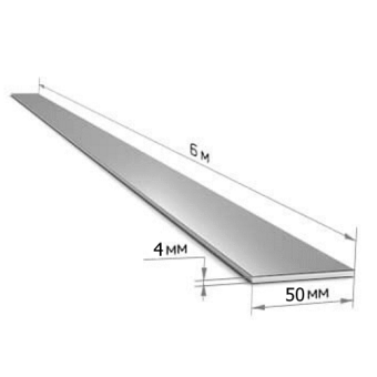 Полоса стальная 50*4мм