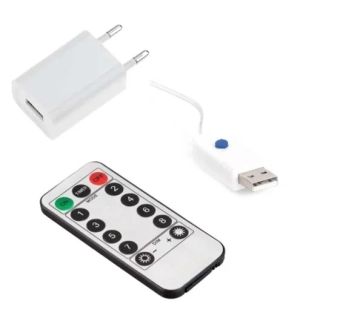 Гирлянда FAIRY-10RGB 20 Вт 10 м 5 В/220 В IP65 LED Horoz