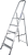 Лестница-Стремянка алюминиевая с площадкой AM707, 7 ступеней, (1,45 / 3,55 м)