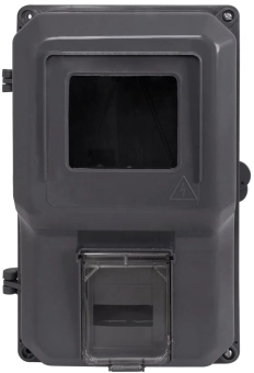 Корпус пластиковый e.mbox.stand.plastic.n.f1 под однофазный счетчик, навесной, с комплектом метизов