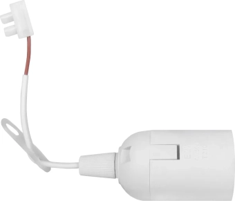 Патрон пластиковый подвесной   E27 белый