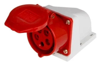 Силовая розетка стационарная  380В, 32А  E.NEXT