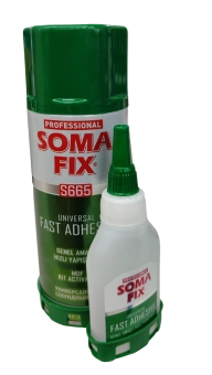 Клей быстрого склеивания Somafix. Клей 100 г. Активатор 400 мл