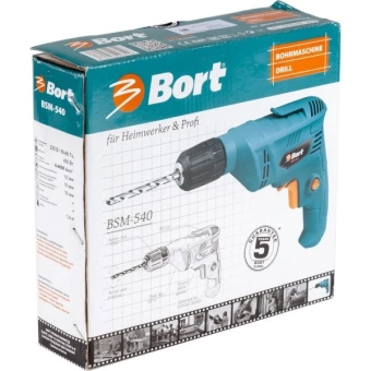 Дрель электрическая 450 Вт, BSM-540, Bort