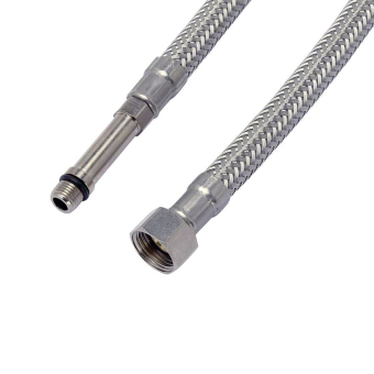 Шланг гибкий для смесителя TUCAI 500 мм, 1/2" ВР-М10 L34, Антикоррозионный TAQ GRIF ACB