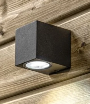 Фасадный светильник max.35W GU10 IP44 68x92x81mm черный PL-12681P PANLIGHT