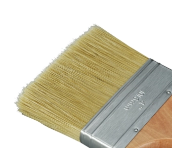 Кисть прямоугольная малярная, плоская, с деревянной ручкой 38мм, SALI