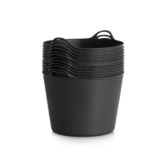 Гибкое ведро (корзина) CAPAZO Premium, 38 л (Черное)