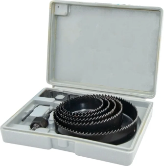 Набор коронок по дереву MEGA. 8 шт. 64 - 127 мм