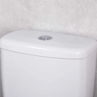 Унитаз компакт CERSANIT MITO GREY нижний подвод горизонтальный PP