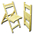 Стул складной деревянный 