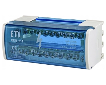 Шина нулевая в корпусе DIN 2*11 выходов EDB-211 ETI 