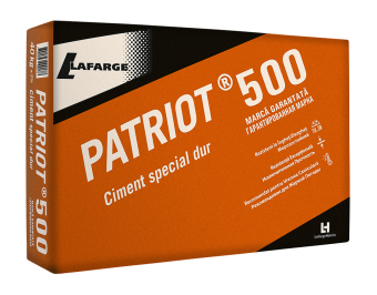 Цемент M-500 "Patriot" (Lafarge) (40kg)