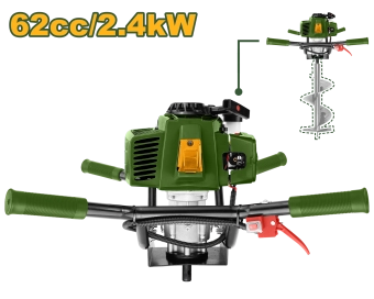 Мотобур 62CC 2,4kW  JDDZ1A62-1 Jadever