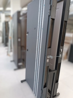 Дверь входная металлическая Aplot Classic Econom, 860*2040мм, R, M104, Antratit 