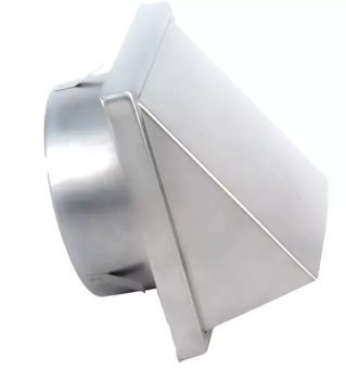 Выход стеновой из нержавеющей стали с обратным клапаном SS304 д.100 Promistral