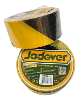 Самоклеящаяся демаркационная лента, желто-черная 30м*50мм; Jadever