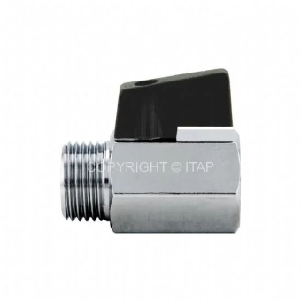 Кран шаровый "мини" D. 1/4" П/М бабочка PN15 ITAP