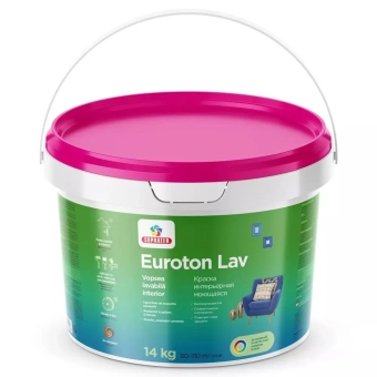 Краска интерьерная моющаяся EUROTON LAV B-0 14 кг 