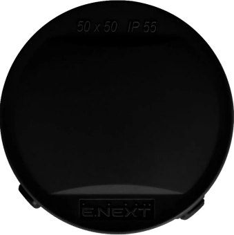 Распределительная коробка e.db.pro.d50.50u.black, черная