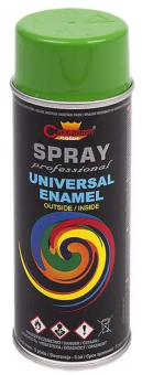 Краска-спрей алкидная Champion Universal - зелёный светлый - 400ml (RAL 6018) 