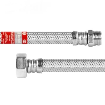 Шланг соединительный гибкий TUCAI 1200 мм, 1/2" НР-ВР, Антикоррозионный TAQ ACB