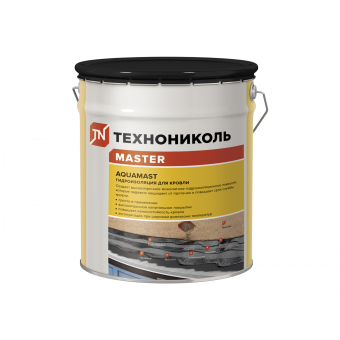 Мастика битумная AquaMast, кровля (ведро 18кг)
