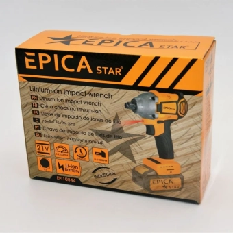 Гайковерт ударный на аккумуляторе 21V, 1/2'', 0-1600-2200rpm, EP-10844, Epica Star