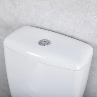 Унитаз Компакт CERSANIT - CERSANIA SIMPLE ON SLIM, нижний подвод, горизонтальный, микролифт DRP
