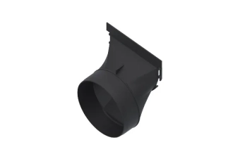 Заглушка торцевая с выпуском под трубу D110 мм, для лотков Easy2 DN100 H70