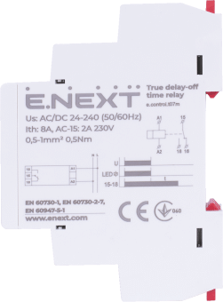 Реле времени (задержка на отключение 1 сек-10мин)