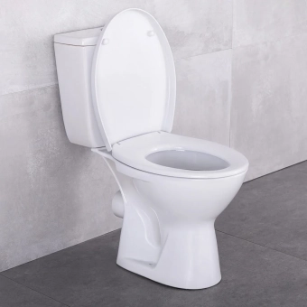 Унитаз Компакт CERSANIT IVA NEW, нижняя подводка, Горизонтальный отвод, PP