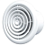 Осевой вытяжной потолочный вентилятор VentEurope CIRCLE 125 D125 White
